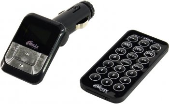 Трансмиттер FM Ritmix <FMT-A710>(MP3 USB/SD Flash Player+передаёт звук на FM-приёмник,ПДУ,LCD,пит.от прикур)