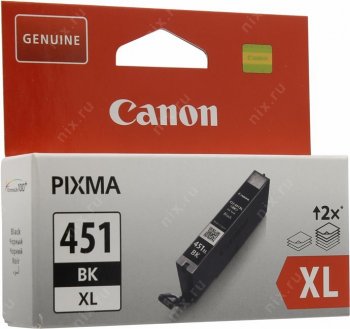 Картридж Canon CLI-451BK XL Black для PIXMA iP7240, MG5440/6340