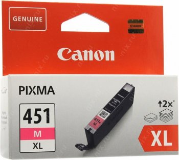 Картридж Canon CLI-451XLM 6474B001 пурпурный для PIXMA iP7240/MG6340/MG5440