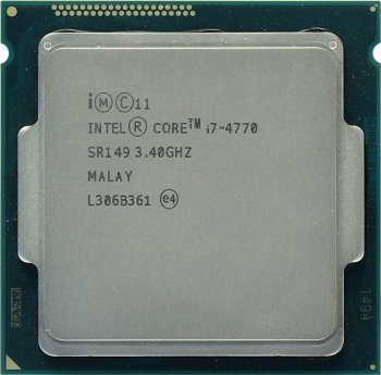 Процессор Intel Core i7-4770 3.4 ГГц/4core/SVGA HD Graphics 4600/1+8Мб/84 Вт/5 ГТ/с LGA1150