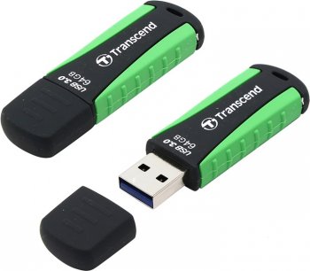 Накопитель USB Transcend < TS64GJF810> JetFlash 810 USB3.0 Flash Drive 64Gb (RTL)
