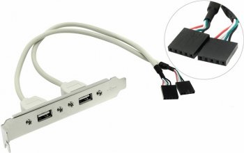 Планка портов USB в корпус Espada <BRCT-2PrtUSB2> 2 Port USB2.0