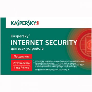 Антивирусный комплекс Kaspersky Internet Security Multi-Device Russian Edition. 2-Device 1 year Renewal Card