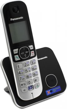 Радиотелефон Panasonic KX-TG6811RUB < Black> р / телефон (трубка с ЖК диспл., DECT)