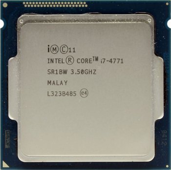 Процессор Intel Core i7-4771 3.5 ГГц/4core/SVGA HD Graphics 4600/1+8Мб/84 Вт/5 ГТ/с LGA1150
