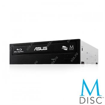 Привод Blu-Ray внутренний BD-R/RE/XL &DVD RAM&DVD±R/RW&CDRW ASUS BW-16D1HT <Black> SATA (OEM)