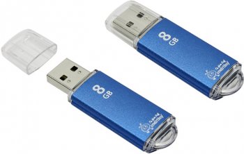 Накопитель USB SmartBuy V-Cut <SB8GBVC-B> USB2.0 Flash Drive 8Gb (RTL)