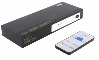 Переключатель видеосигнала HDMI VCOM <VDS8030> 3-port HDMI Switch +б.п.