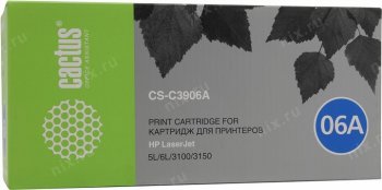 Картридж Cactus CS-C3906A для HP LJ 5L/6L/3100/3150