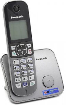 Радиотелефон Panasonic KX-TG6811RUM <Silver-Gray> (трубка с ЖК диспл.,DECT)