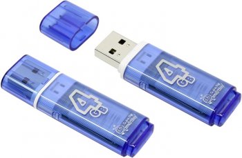 Накопитель USB SmartBuy Glossy <SB4GBGS-B> USB2.0 Flash Drive 4Gb (RTL)