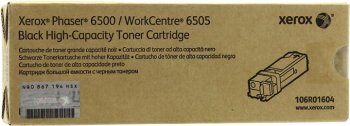 Картридж Xerox 106R01604 черный для Ph 6500/WC 6505 (3000стр.)