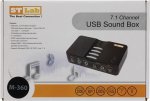 Звуковая карта STLab &lt;M-360&gt; U Sound BOX (U2.0)Analog 2In/7.1Out,Digital In/Out,16Bit/48kHz