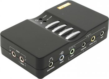 Звуковая карта STLab <M-360> U Sound BOX (U2.0)Analog 2In/7.1Out,Digital In/Out,16Bit/48kHz