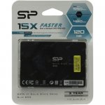 Твердотельный накопитель (SSD) 120 Gb SATA 6Gb/s Silicon Power Slim S55 &lt;SP120GBSS3S55S25&gt; 2.5&quot;
