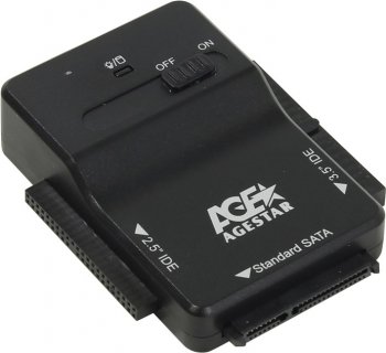 Адаптер для подключения к USB AgeStar 3FBCP1 USB3.0 2.5" SSD + 2.5"/3.5"IDE+2.5"/3.5"SATA