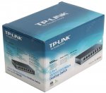 Коммутатор TP-LINK &lt;TL-SG108&gt; 8-Port Gigabit Desktop (8UTP 10/100/1000 Mbps)