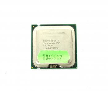 *Процессор Intel Pentium E2160 1.8 ГГц/ 1Мб/ 800МГц 775-LGA (Ядро Conroe, 2 ядра) (б/у)