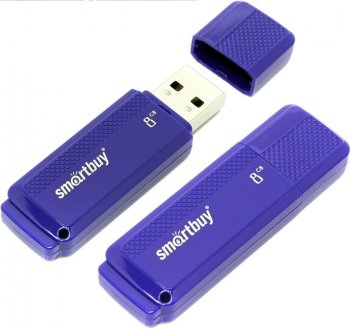 Накопитель USB SmartBuy Dock <SB8GBDK-K> USB2.0 Flash Drive 8Gb (RTL)