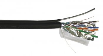 Кабель FTP Lanmaster TWT-5EFTP-OUT кат.5E F/UTP 4 парыX24AWG PE внешний 305м черный