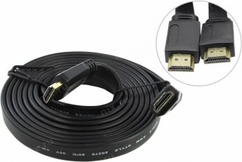 Кабель 5bites HDMI to HDMI (19M -19M) 2м ver.1.4, плоский <APC-185-002>
