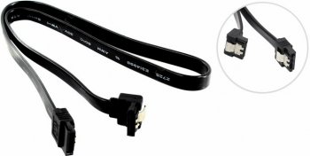 Кабель 5bites <SATA3-7PL50A> SerialATA 50см, Г-образный коннектор
