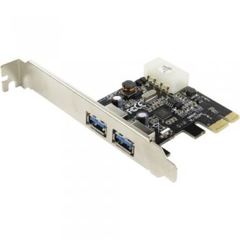 Контроллер Orient <VL-3U2PE> (OEM) PCI-Ex1, USB3.0, 2 port-ext