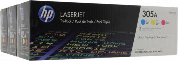 Картридж HP 305A CF370AM голубой/желтый/пурпурный тройная упак. для CLJ M451