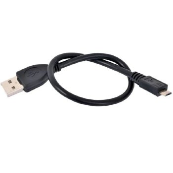 Кабель USB 2.0 Pro Gembird/Cablexpert AM/microBM 5P, 0.3м, экран, черный, пакет CCP-mUSB2-AMBM-0.3M