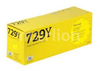 Картридж T2 TC-C729Y для Canon i-SENSYS LBP7010C/HP LJ Pro CP1025 (1000 стр.) Желтый, с чипом
