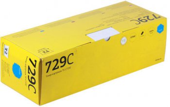 Картридж T2 TC-C729C для Canon i-SENSYS LBP7010C/HP LJ Pro CP1025 (1000 стр.) Голубой, с чипом