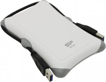 Внешний жесткий диск Silicon Power <SP010TBPHDA30S3W> Armor A30 USB3.0 Portable 2.5" HDD 1Tb EXT (RTL)