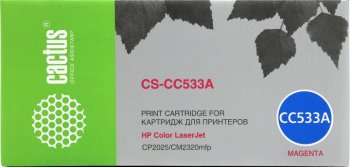 Картридж Cactus CS-CC533A Magenta для HP LJ CP2025/CM2320mfp