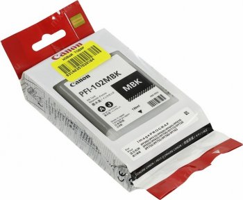 Картридж Canon PFI-102MBK Matte Black для iPF500 / 510 / 600 / 605 / 610 / 650 / 655 / 700 / 710 / 720 / 750 / 755 / 760 / 765