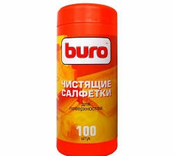 Салфетки BURO, для поверхностей 100 шт
