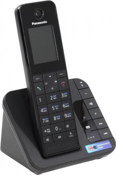 Радиотелефон Panasonic KX-TGH220RUB <Black> (трубка с ЖК диспл., DECT, А/Отв)