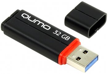 Накопитель USB Qumo Speedster <QM32GUD3-SP-black> USB3.0 Flash Drive 32Gb (RTL)