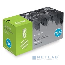 Картридж Cactus CS-CE278AS для HP LJ P1560/P1566/P1600/P1606/M1536
