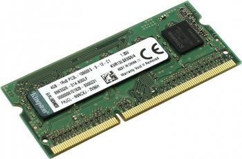 Оперативная память Kingston ValueRAM <KVR13LSE9S8/4> DDR-III SODIMM 4Gb <PC3-10600> ECC CL9 (for Server)