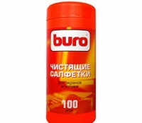 Салфетки BURO, для экранов и оптики, 100 шт