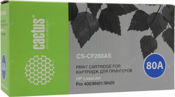 Картридж Cactus CS-CF280A(S) для HP LJ M400/401/425