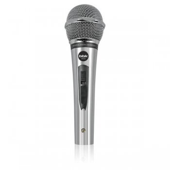 Микрофон проводной BBK CM131 серебристый 4м