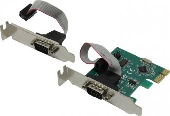 Контроллер Orient XWT-PE2SLP (OEM) PCI-Ex1, 2xCOM9M, Low Profile