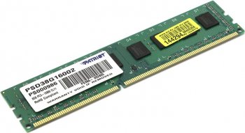 Оперативная память Patriot <PSD38G16002> DDR3 DIMM 8Gb <PC3-12800> CL11