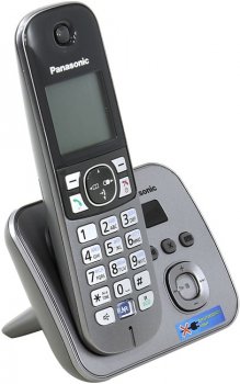 Радиотелефон Panasonic KX-TG6821RUM <Silver-Gray> (трубка с ЖК диспл.,DECT, А/Отв)