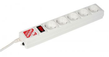 Сетевой фильтр PowerCube SPG-B-15-WHITE <5м> (5 розеток) <02672>