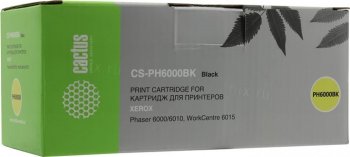Картридж Cactus CS-PH6000BK Black для Xerox Phaser 6000/6010, WorkCentre 6015
