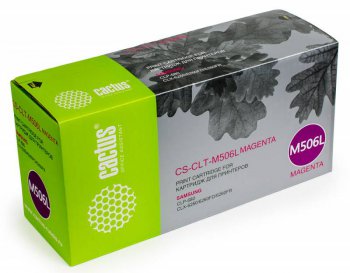 Картридж Cactus CS-CLT-M506L пурпурный для Samsung CLP 680/CLX 6260/6260FD/6260FR (3500стр.)
