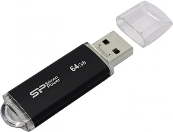 Накопитель USB Silicon Power Ultima-II <SP064GBUF2M01V1K> USB2.0 Flash Drive 64Gb (RTL)