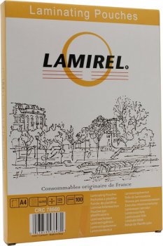 Пленка для ламинирования Fellowes 125мкм A4 (100шт) глянцевая Lamirel LA-7866001 (LA-78660)